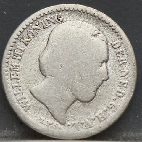 10 Cent 1877 Willem III — Zilver