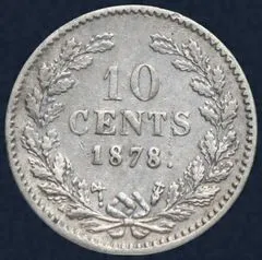 10 Cent 1878 Willem III