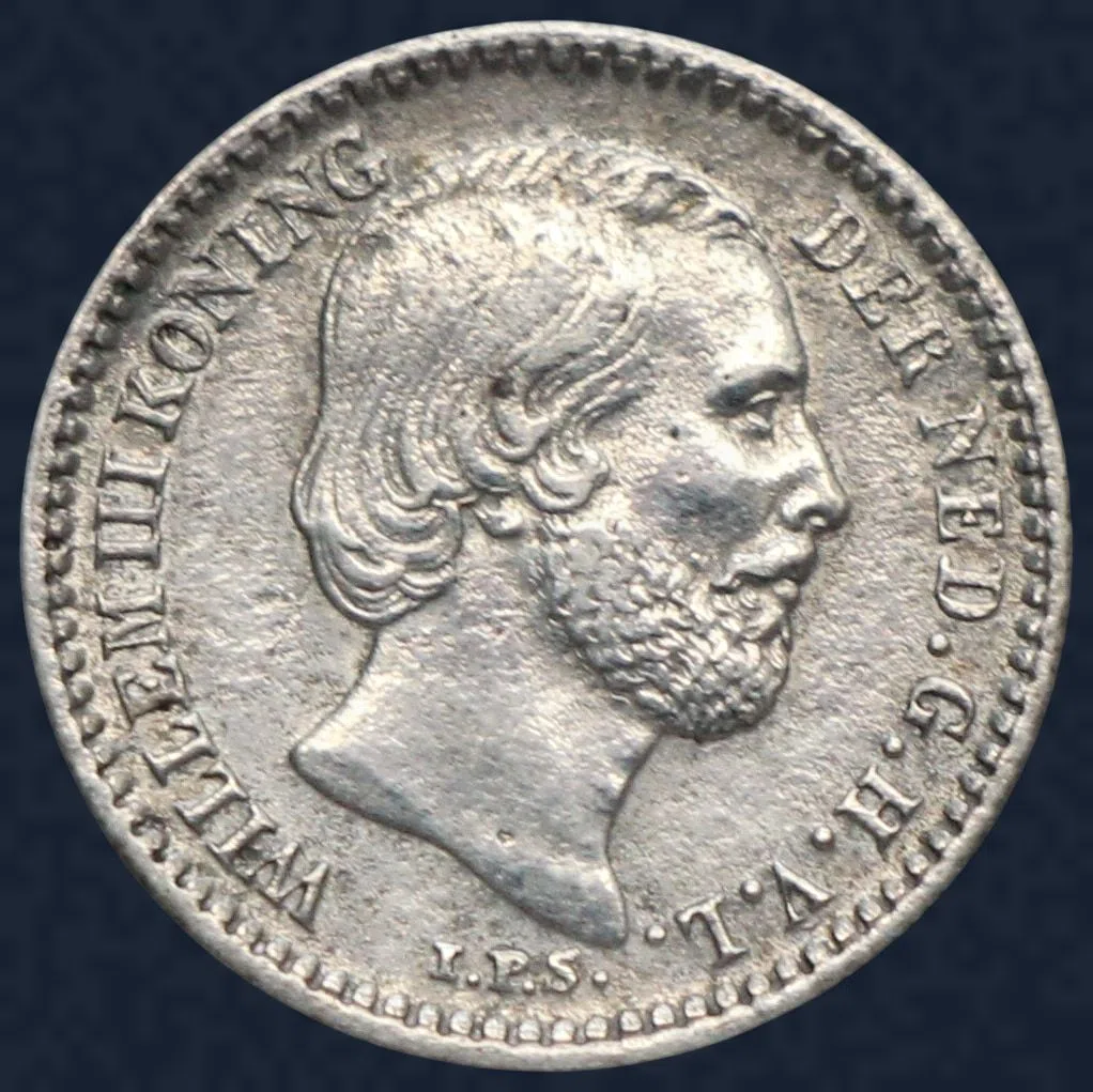10 Cent 1878 Willem III Zilver