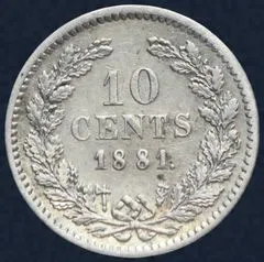 10 Cent 1881 Willem III