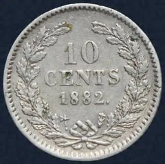 10 Cent 1882 Willem III