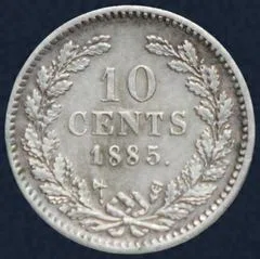 10 Cent 1885 Willem III
