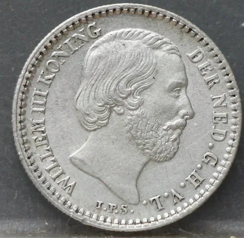 10 Cent 1887 — Zilveren Dubbeltje Willem III