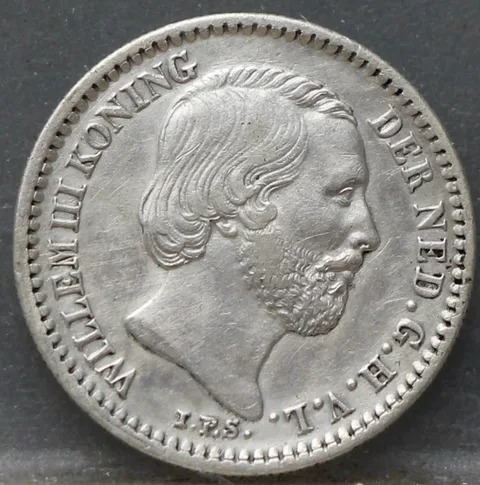 10 Cent 1890 — Zilveren Dubbeltje Willem III
