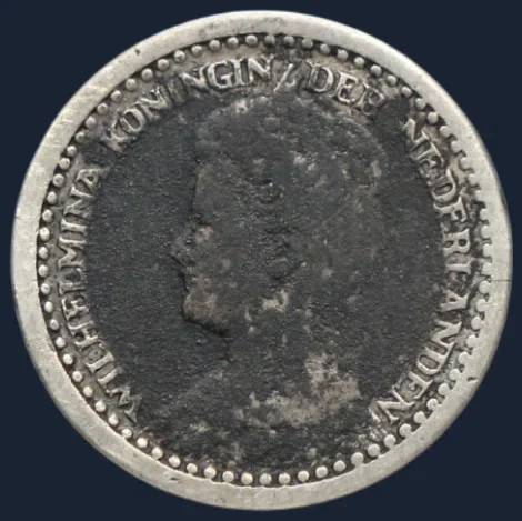 10 Cent 1921 Wilhelmina