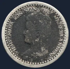 10 Cent 1921 Wilhelmina