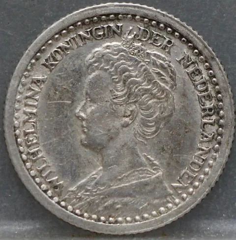 10 Cent 1921 — Zilveren Dubbeltje