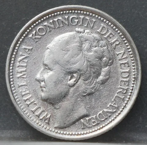 10 Cent 1934 — Zilveren Dubbeltje Wilhelmina