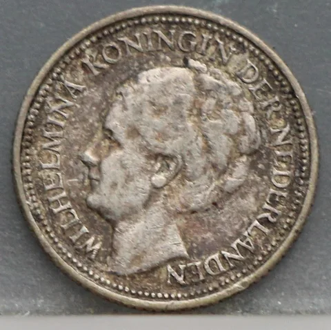 10 Cent 1936 — Zilveren Dubbeltje Wilhelmina