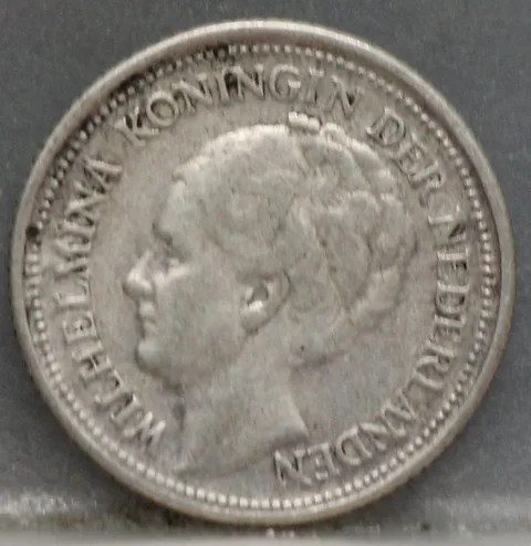 10 Cent 1936 — Zilveren Dubbeltje Wilhelmina