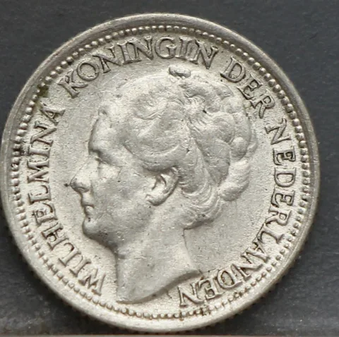 10 Cent 1938 — Wilhelmina Zilver