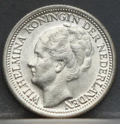 10 Cent 1941 — Dubbeltje Wilhelmina Zilver voorzijde, Zilver 640/1000