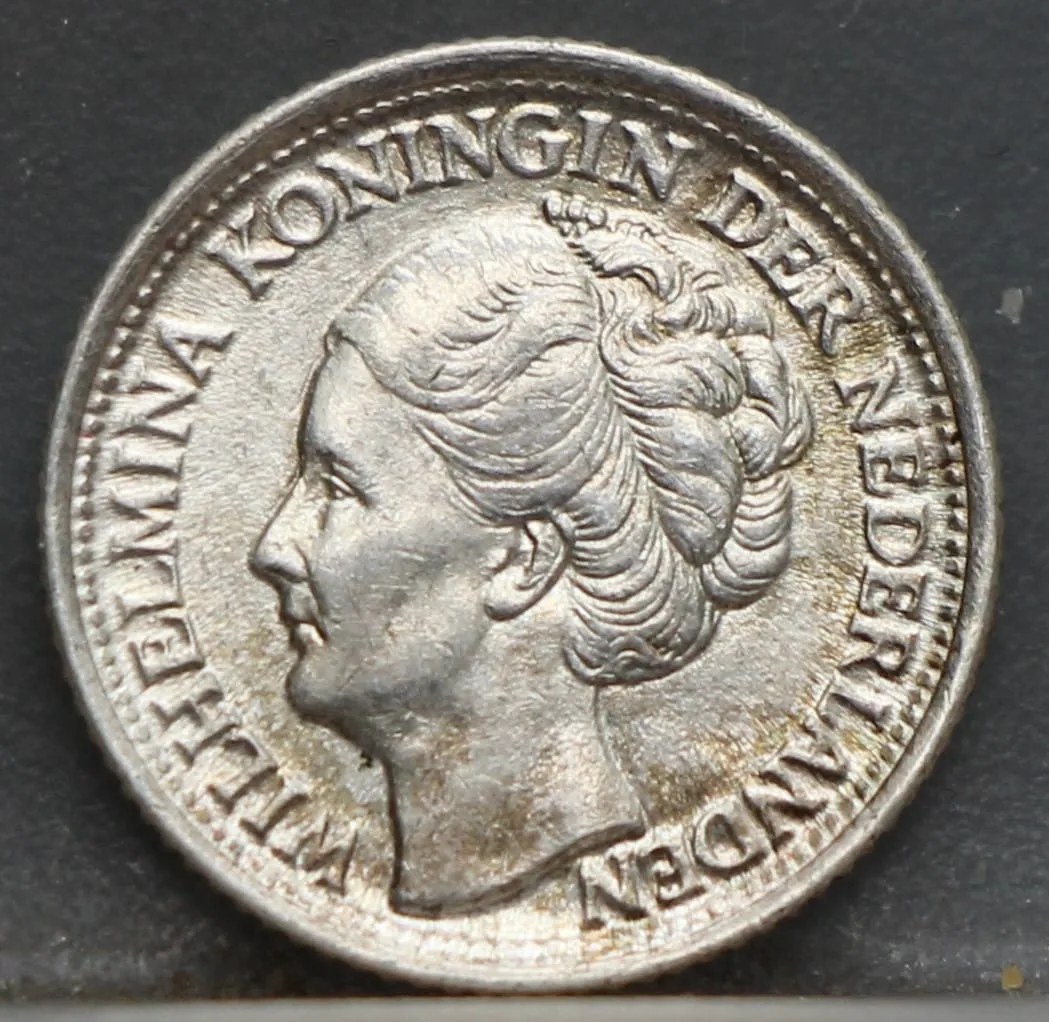 10 Cent 1944 EP — Wilhelmina voorzijde