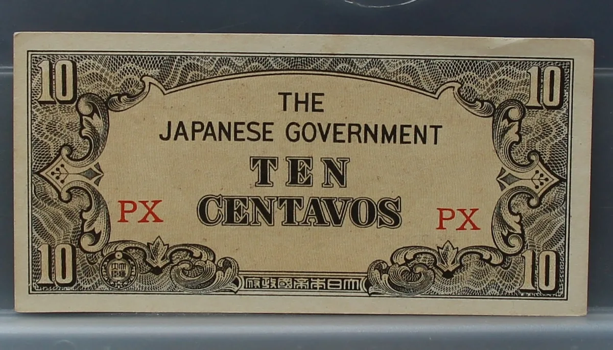 10 Centavos 1942 Filipijnen — The Japanese Government voorzijde