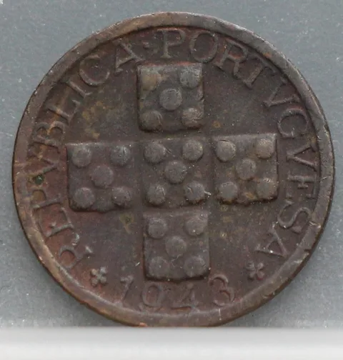 10 Centavos 1943 Portugal — Brons