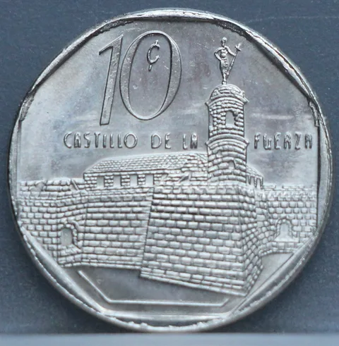 10 Centavos 1999 Cuba — Vernikkeld Staal