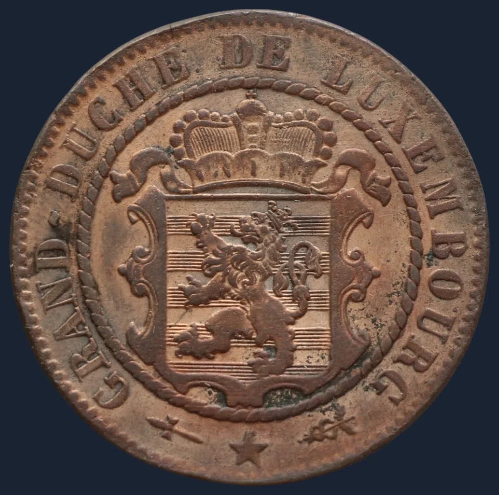 10 Centimes 1870 Luxemburg