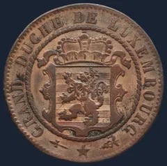 10 Centimes 1870 Luxemburg