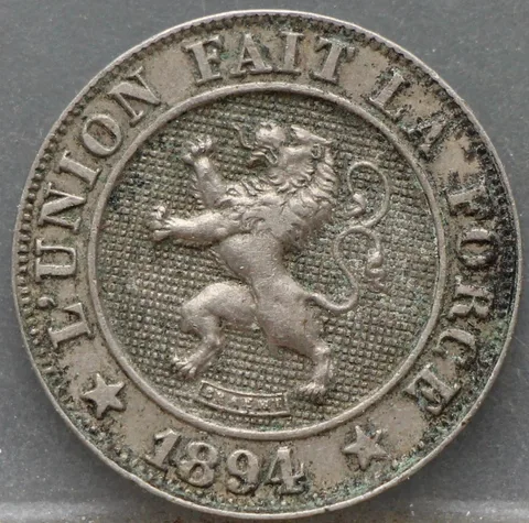 10 Centimes 1894 België (FR) — Cupronikkel