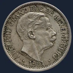 10 centimes 1901 Luxemburg