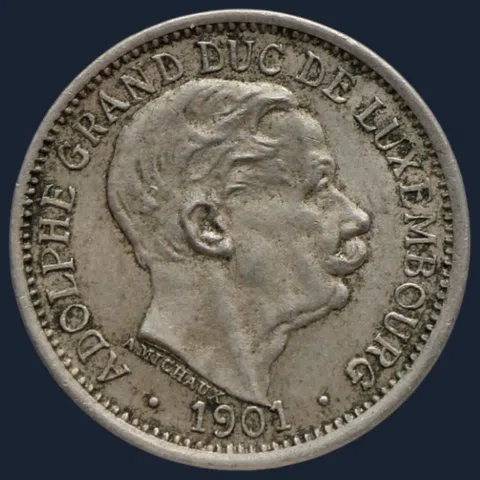 10 centimes 1901 Luxemburg