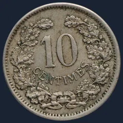 10 centimes 1901 Luxemburg