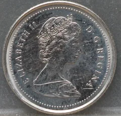 10 Cents 1988 Canada achterzijde, nikkel