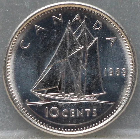 10 Cents 1989 Canada