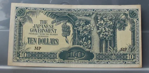 10 Dollars Malaya — The Japanese Government
