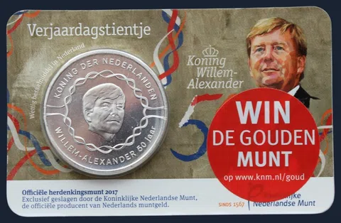 10 Euro 2017 Willem-Alexander Coincard UNC