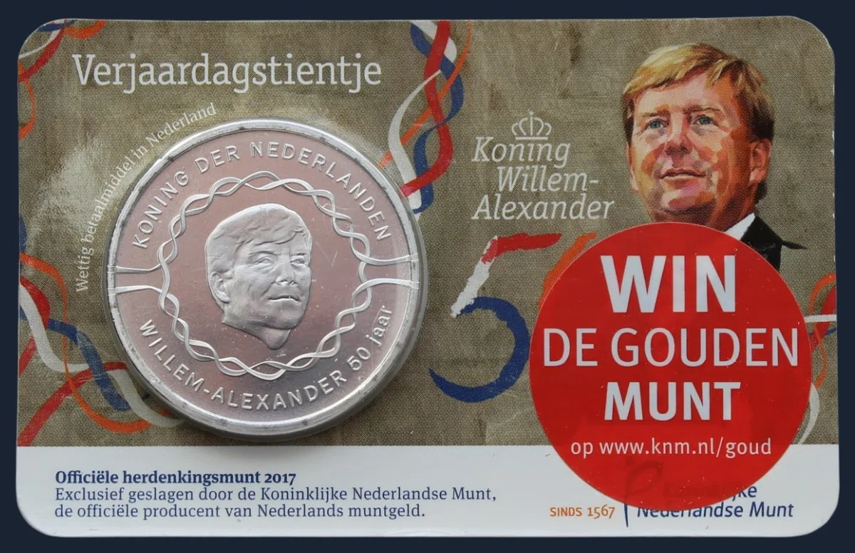 10 Euro 2017 Willem-Alexander Coincard UNC