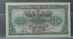 10 Frank / 2 Belgas 1943 — België voorzijde