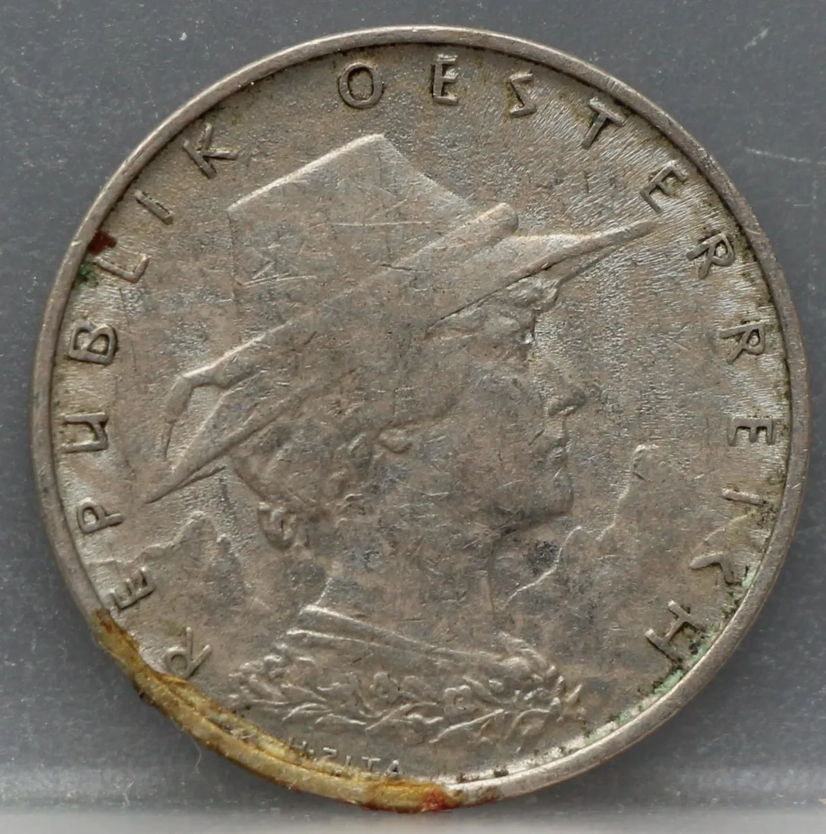 10 Groschen 1928 Oostenrijk — Cupronikkel voorzijde