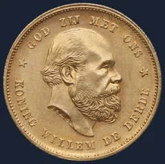 10 Gulden 1876 — Gouden Tientje 1876 Willem III