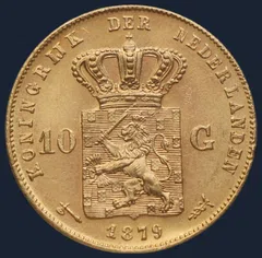 10 Gulden 1879 Willem III