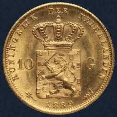 10 Gulden 1889 Willem III