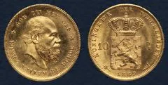 10 Gulden 1889 Willem III