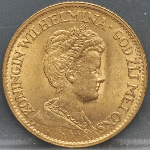 10 Gulden 1912 — Gouden Tientje Wilhelmina