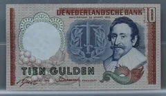 10 Gulden 1953 — Hugo de Groot voorzijde