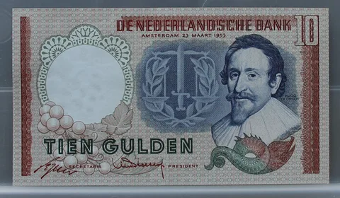 10 Gulden 1953 — Hugo de Groot