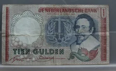 10 Gulden 1953 – Hugo de Groot (NVMH 48-1B) voorzijde