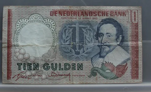 10 Gulden 1953 – Hugo de Groot (NVMH 48-1B)