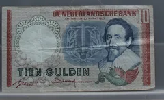 10 Gulden 1953 – Hugo de Groot (NVMH 48-1B) voorzijde