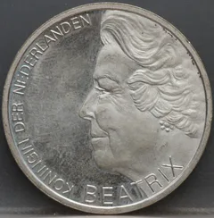 10 Gulden 1995 Hugo de Groot — Zilver achterzijde, Zilver (Ag)