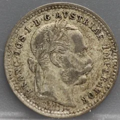 10 Kreuzer 1872 Oostenrijk Zilver voorzijde
