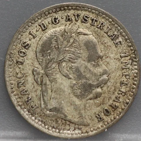 10 Kreuzer 1872 Oostenrijk Zilver