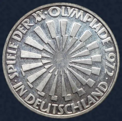 10 Mark 1972 (G) Duitsland - "Summer Olympics in Munich - Spiraling symbol"