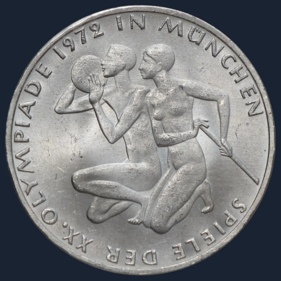 10 Mark 1972 (J) Duitsland - Olympische Zomerspelen München