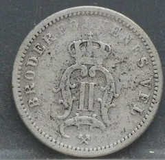 10 Øre 1898 Noorwegen Zilver achterzijde