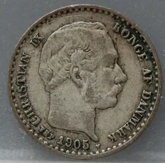 10 Öre 1905 Denemarken — Zilver voorzijde